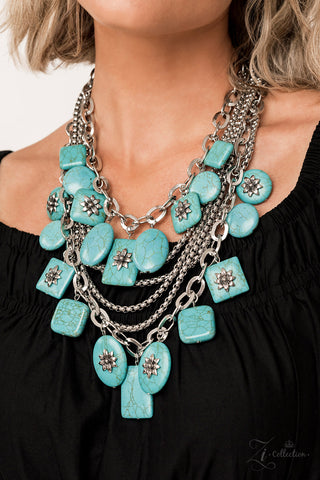 Paparazzi Accessories  - Bountiful - Blue Zi Collection Necklace