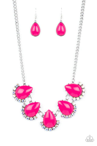Paparazzi Necklace ~ Ethereal Exaggerations - Pink