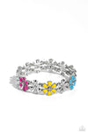 Floral Fever - Multi Flower Necklace & Floral Fair Multi Bracelet SET - Paparazzi Accessories