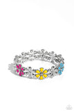 Floral Fever - Multi Flower Necklace & Floral Fair Multi Bracelet SET - Paparazzi Accessories