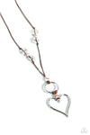 KNOT Over Yet - Red Heart Necklace - Paparazzi Accessories