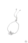 Adjustable Alliance & Adjustable Allure - White Necklace & Bracelet Set - Paparazzi Accessories