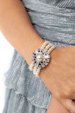 Gatsby Gallery Gifted Gabby - Blue Pearl Necklace & Bracelet Set  - Paparazzi Accessories