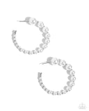 Candidate Class - White Pearl Hoop - Paparazzi Accessories