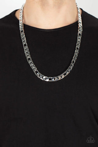 Paparazzi Accessories - Metro Beau - Silver Necklace
