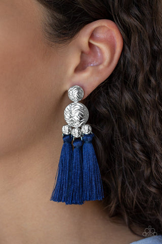 Paparazzi Accessories - Taj Mahal Tourist Blue Earring