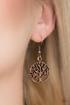 Paparazzi Accessories - Dream Treehouse - Copper  Earring
