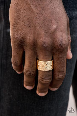 Paparazzi Self-Made Man - Gold - Ring