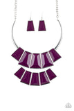 Paparazzi Accessories -  Lions, TIGRESS, and Bears - Purple Necklace
