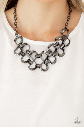 Paparazzi Accessories - Work, Play, and Slay - Black Necklace