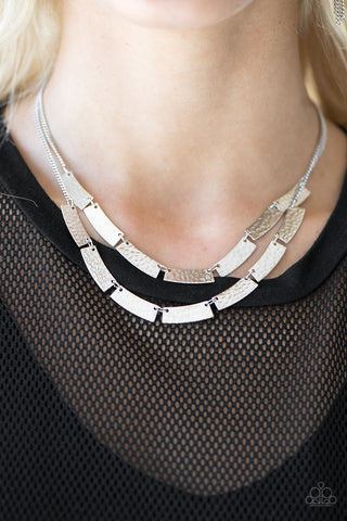 Call Me Cleopatra - Silver Dainty Necklace  - Paparazzi Accessories
