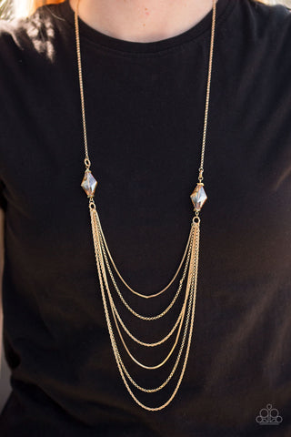 Rich Beyond Your Wildest GLEAMS! - Gold Necklace  - Paparazzi Accessories