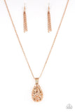 Magic Potions - Rose Gold Necklace - Paparazzi Accessories