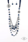 Paparazzi Accessories - All The Trimmings - Blue Necklace