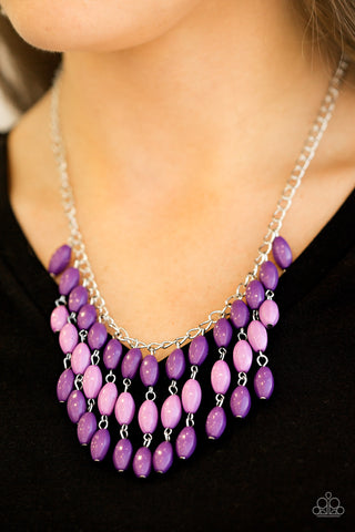 Paparazzi Accessories - Delhi Diva - Purple Necklace