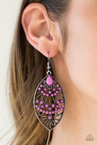 Paparazzi Accessories - Eastern Extravagance - Purple Earring