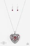 Paparazzi Accessories - Heartless Heiress - Red Necklace