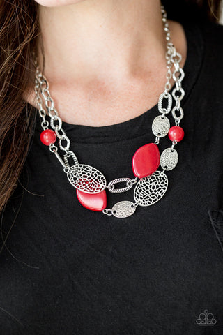 Second Nature - Red Necklace