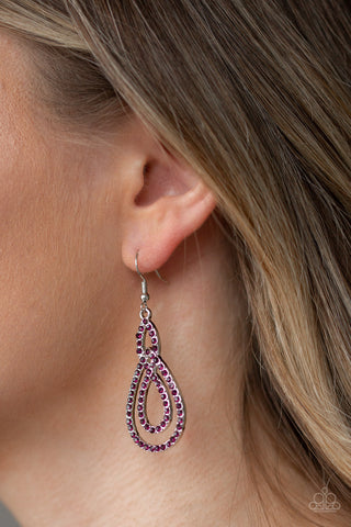Sassy Sophistication - Purple Earring