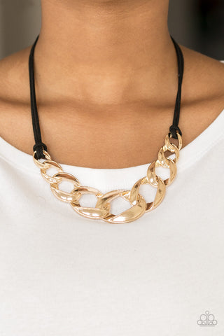 Paparazzi Accessories  -  Naturally Nautical - Gold Necklace