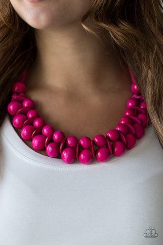 Paparazzi Accessories - Caribbean Cover Girl - Pink Neclace