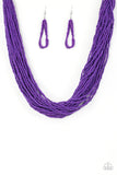 Paparazzi Accessories  - The Show Must CONGO On! - Purple Necklace