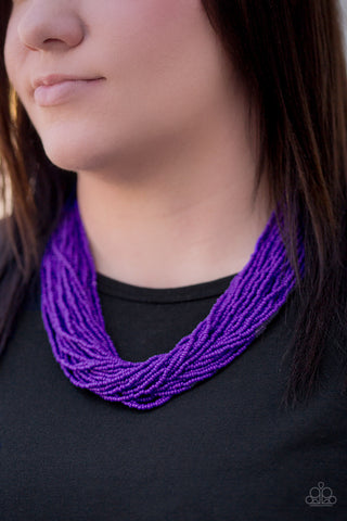 Paparazzi Accessories  - The Show Must CONGO On! - Purple Necklace
