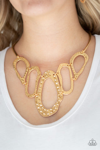 Paparazzi Accessories  - Prime Prowess - Gold Necklace