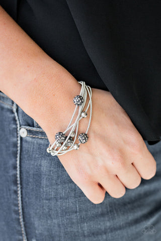 Paparazzi Accessories - Marvelously Magnetic - Silver Bracelet