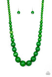 Paparazzi Accessories - Effortlessly Everglades - Green Necklace