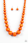 Paparazzi Accessories  - Effortlessly Everglades - Orange Necklace