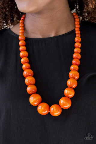 Paparazzi Accessories  - Effortlessly Everglades - Orange Necklace
