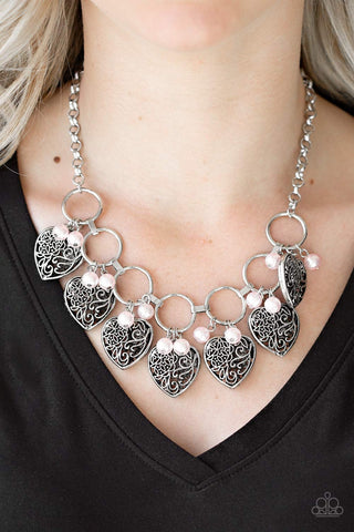 Very Valentine - Pink Necklace - Paparazzi Accessories