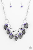 Very Valentine - Purple Necklace - Paparazzi Accessories