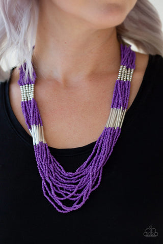 Paparazzi Accessories - Let It BEAD - Purple Necklace