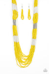 Paparazzi Accessories - Let It BEAD - Yellow Necklace