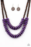 Paparazzi Accessories - Dominican Disco - Purple Necklace