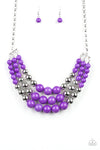 Paparazzi Accessories - Dream Pop - Purple Necklace