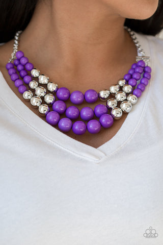 Paparazzi Accessories - Dream Pop - Purple Necklace