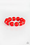 Paparazzi Accessories - Candy Shop Sweetheart - Red Bracelet
