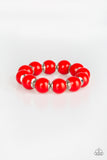 Paparazzi Accessories - Candy Shop Sweetheart - Red Bracelet