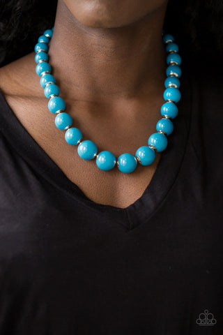 Paparazzi Accessories - Everyday Eye Candy - Blue Necklace & Bracelet Set