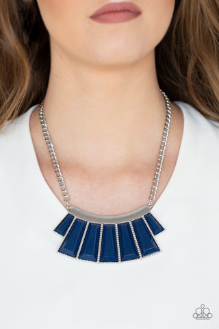 Paparazzi Accessories - Glamour Goddess - Blue Necklace