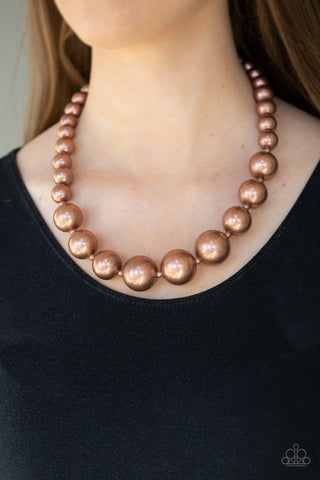 Living Up To Reputation - Copper Necklace - Paparazzi Accessories