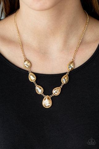 Paparazzi Accessories  - Socialite Social - Gold Necklace