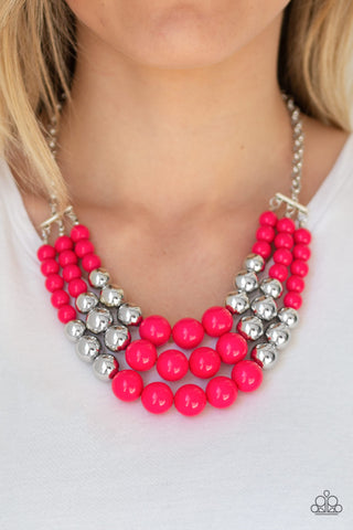Paparazzi Accessories - Dream Pop - Pink Necklace