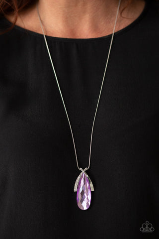 Paparazzi Accessories  - Stellar Sophistication - Purple Necklace