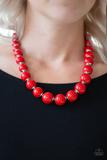 Paparazzi Accessories - Everyday Eye Candy - Red Necklace - Paparazzi Accessories