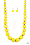 Paparazzi Accessories - Everyday Eye Candy - Yellow Necklace