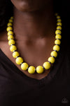 Paparazzi Accessories - Everyday Eye Candy - Yellow Necklace